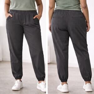 prAna Halle E-Waist Jogger Plus II - Dark Iron - 20W - New with tags